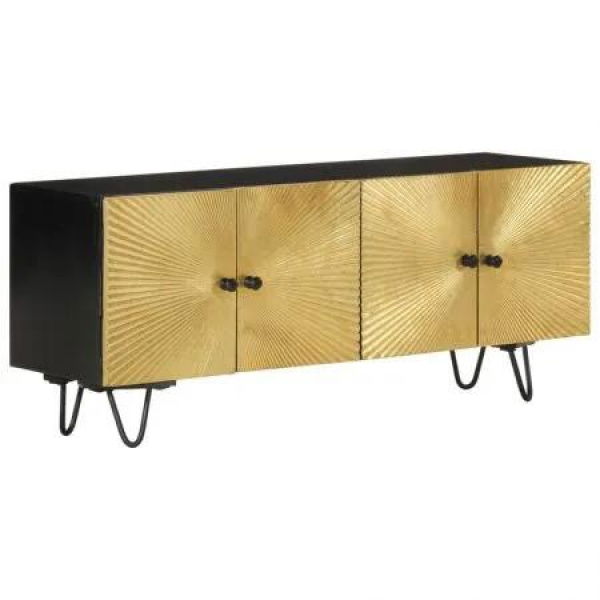 TV Cabinet 110x30x45 cm Solid Wood Mango