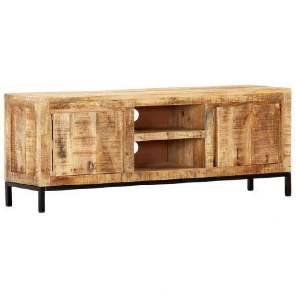 TV Cabinet 118x30x45 Cm Solid Mango Wood