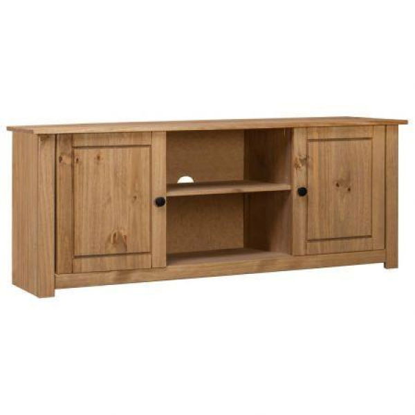 TV Cabinet 120x40x50 Cm Solid Pine Wood Panama Range