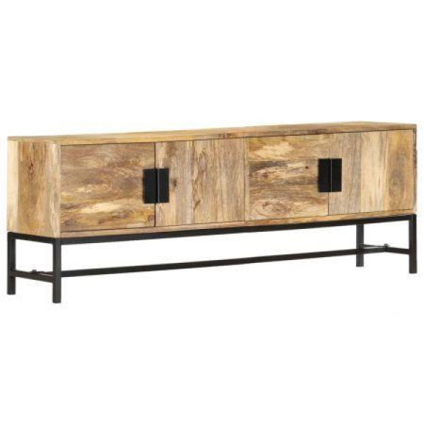 TV Cabinet 140x30x50 Cm Solid Mango Wood