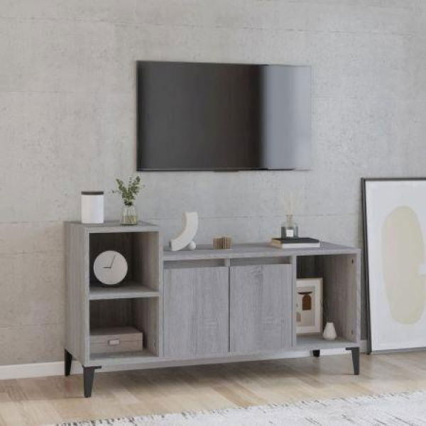 TV Cabinet Grey Sonoma 100x35x55 Cm Engineered Wood