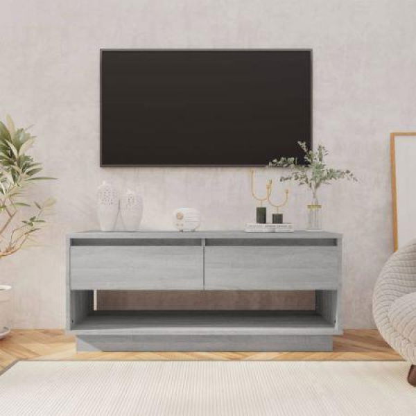 TV Cabinet Grey Sonoma 102x41x44 Cm Engineered Wood