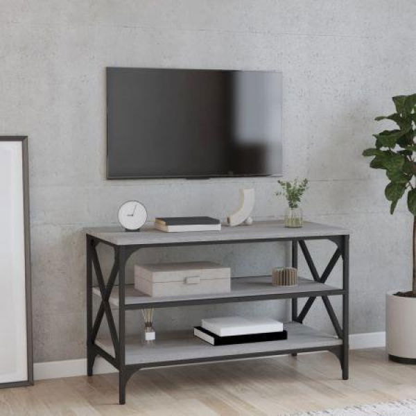 TV Cabinet Grey Sonoma 80x40x50 Cm Engineered Wood