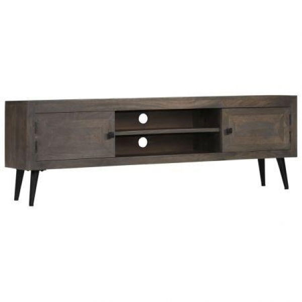 TV Cabinet Solid Mango Wood 140x30x45 Cm