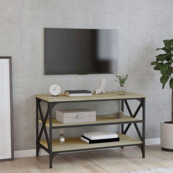 TV Cabinet Sonoma Oak 80x40x50 Cm Engineered Wood