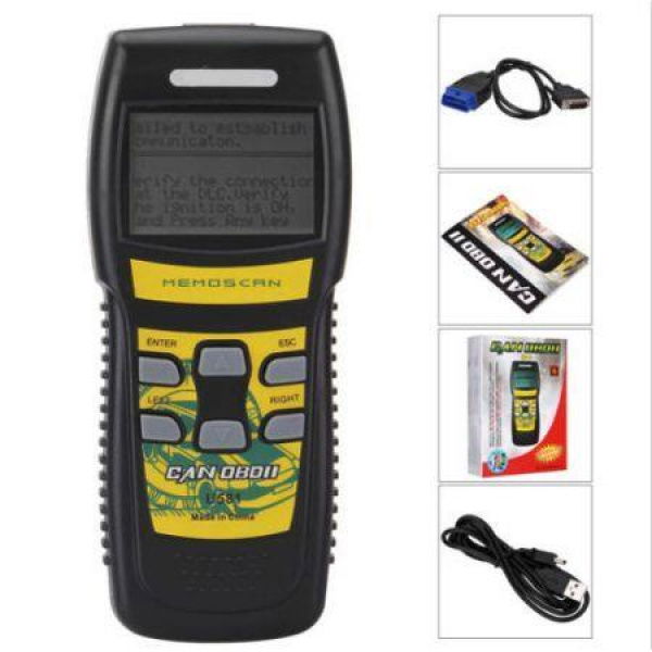 U581 CAN OBDII/EOBDII Memo Scanner With Live Data