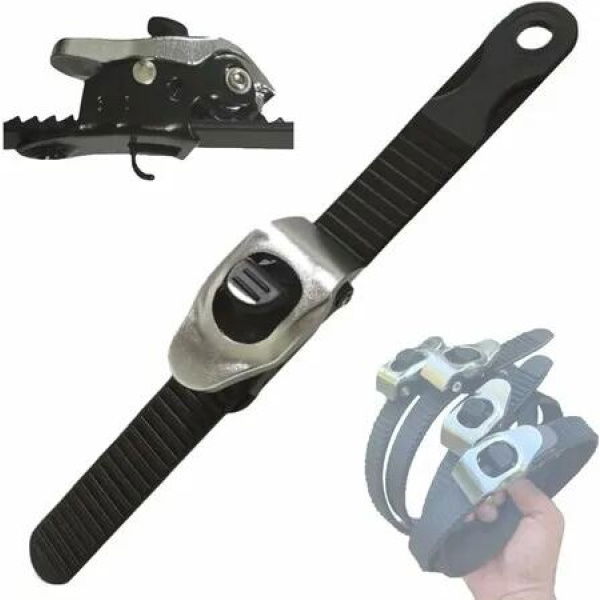 Ultimate Heavy-Duty Grip Lock Strap,Adjustable Metal Ratchet Buckle Flexible Strap,Reusable Locking Strap,1Pc