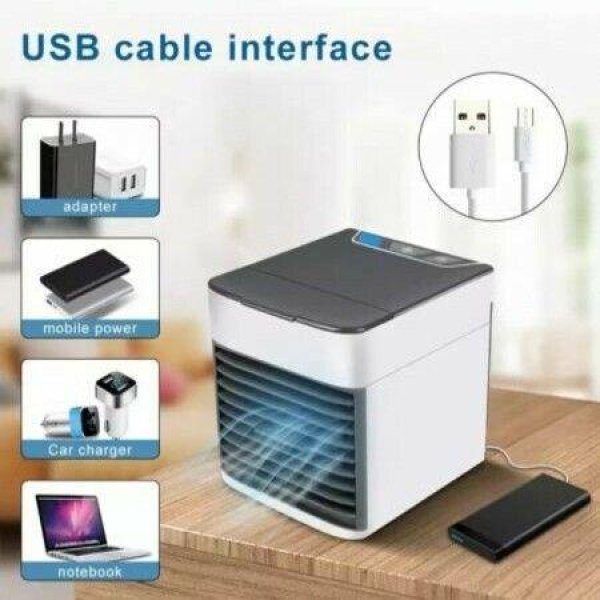 Ultra Arctic Air USB Mini Fan Air Compact Portable Evaporative Air Cooler Suitable For Cars And Homes