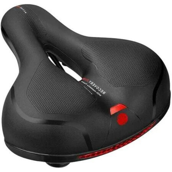 Ultra-Comfortable Memory Foam Bike Seat for Indoor and Outdoor Cycling