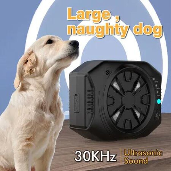 Ultrasonic Anti-Barking Device 4 Heads Outdoor Dog Repellent Device Dog Training Device Anti-Barking Automatic Anti-Barking Device