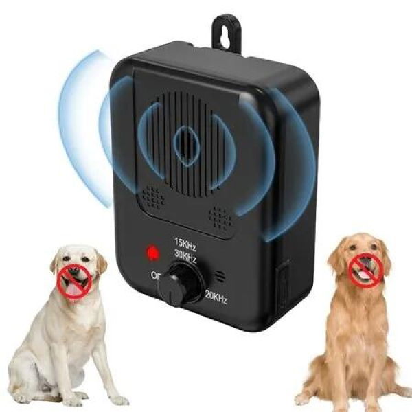Ultrasonic Dog Barking Deterrent Anti Device Auto Control 3 Pet Training Modes Waterproof Rechargeable Safe Bark Box Indoor Outdoor Dogs People