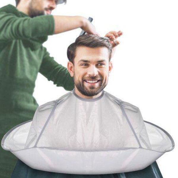 Umbrella Barber Cape For AdultCapes For Hair Stylist Non-stick HairEasy CleanWaterproof Barber Salon And Home Stylists Use Hairdressing Kit 60cm