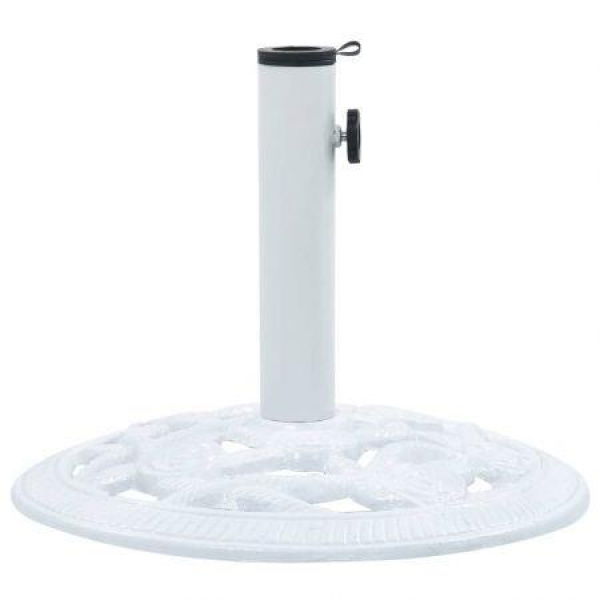 Umbrella Base White 9 Kg 40 Cm Cast Iron