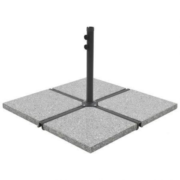 Umbrella Weight Plate Granite 25 Kg Square Grey