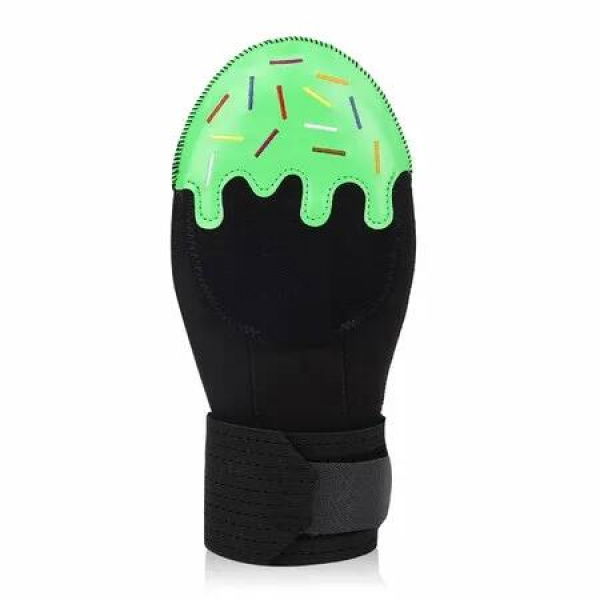 Universal Left and Right Hand Baseball Sliding Glove,Embroidery Pattern,Elastic Baseball Hand Protector,Softball Sliding Glove Size S Color Green