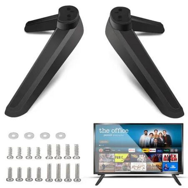 Universal TV Stand, TV Pedestal Feet, Base Stand,TV Stand Legs for 27 28 29 30 32 37 40 55in TCL/LG/KONKA Smart TV