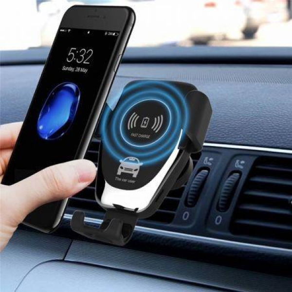 Universal Wireless Qi Fast Charging Car Charger Air Vent Phone Holder