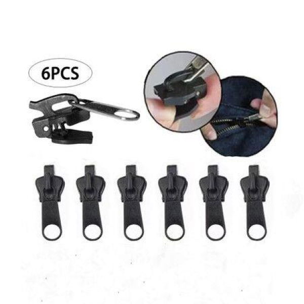 Universal Zipper Repair Kit, Fixes any zipper in a Flash Fix A Zipper 6pcs