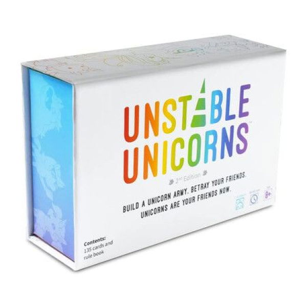 Unstable Unicorns Card Game - A Strategic Card Game And Party Game For Adults And Teens