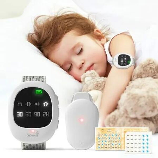 Upgraded 2-in-1 Wireless Bedwetting Alarm & Potty Training Watch with Timer Setting for Kids and Elders