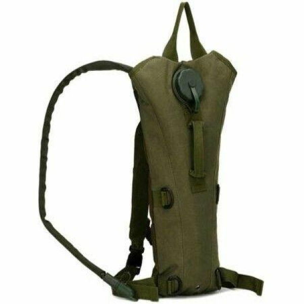 US Army 3L 3-Liter (100 Ounce) Hydration Pack Bladder Water Bag Pouch Hiking Climbing Survival Outdoor Backpack (Green)