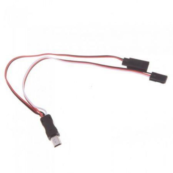 USB To AV Video Output & 5V DC Power BEC Input Cable FPV For GoPro Hero 3.