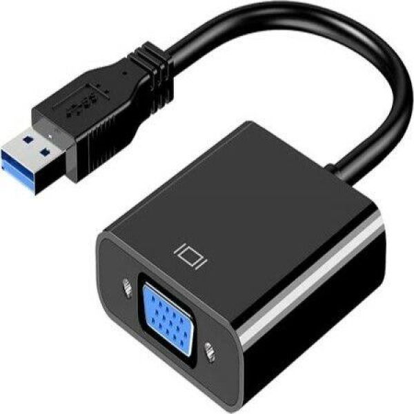 USB To VGA Adapter For Monitor MacBook VGA To USB 3.0/2.0 Converter 1080P Multi-display Video Cable.