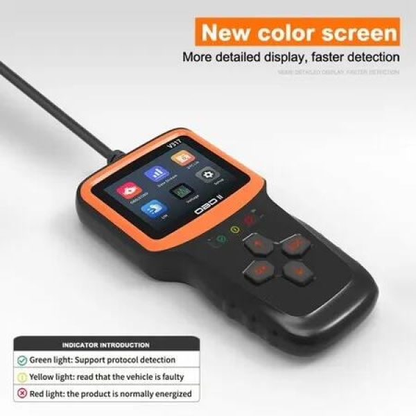 V317 OBD2 Scanner/Car Interior Accessories Code Reader/Engine Fault Code Scanner/CAN Diagnostic Scan Tool for All OBD II / EOBD Vehicles