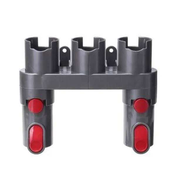 Vacuum Storage Bracket Holder - Compatible with Dyson V7, V8, V10, and V11 - Includes 2 Adapters for Brush Tool and Nozzle Base