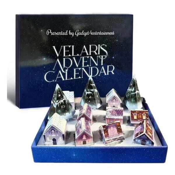 Velaris Advent Calendar 2025, 12 Days of Christmas Advent Calendar for Men Women
