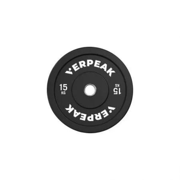 VERPEAK Black Bumper weight plates-Olympic (15kgx1) VP-WP-102-FP / VP-WP-102-LX