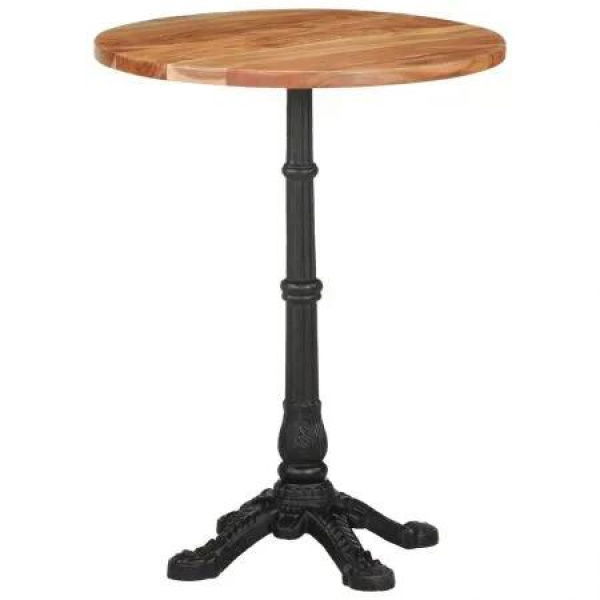 vidaXL Bistro Table diameter 60x76 cm Solid Acacia Wood