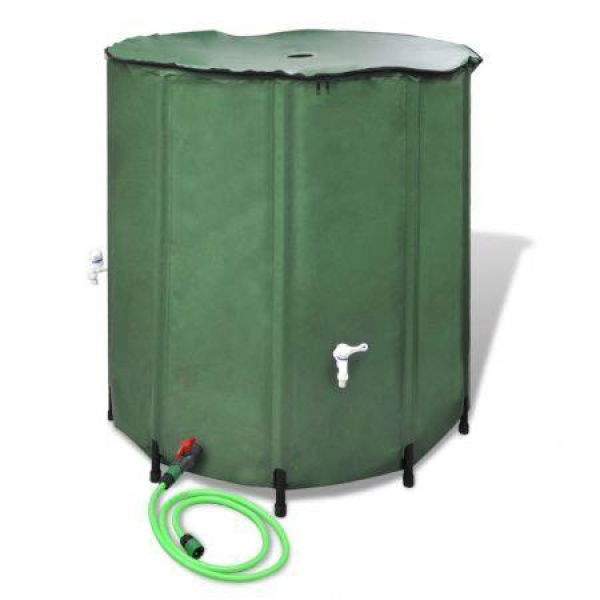 VidaXL Collapsible Rain Water Tank 500 L