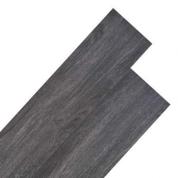 VidaXL PVC Flooring Planks 5.26 Square Meters 2mm Black And White.