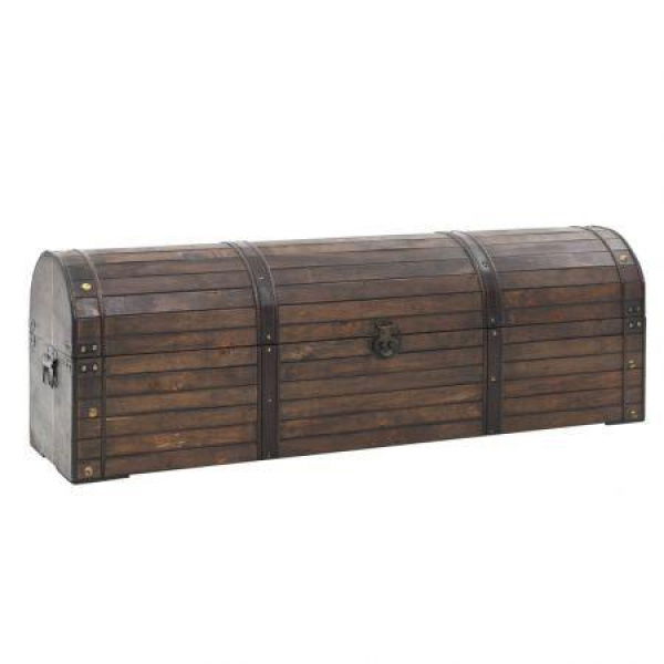 VidaXL Storage Chest Solid Wood Vintage Style 120x30x40 Cm