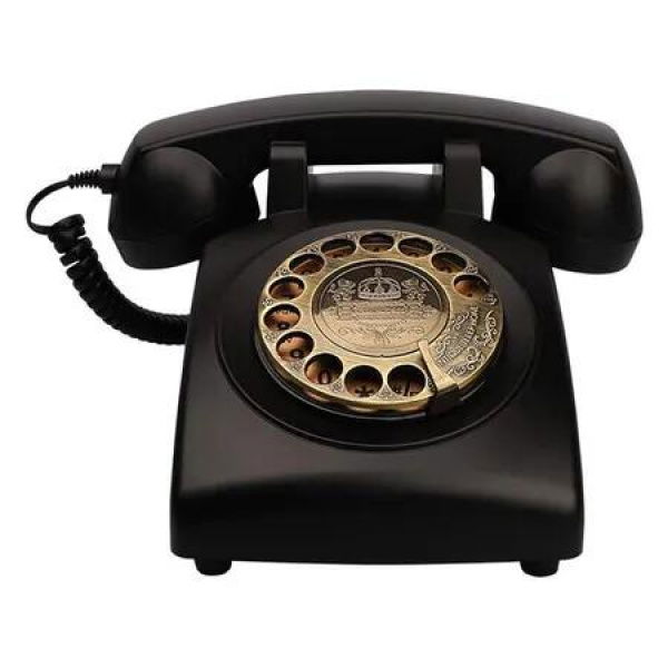 Vintage Telephone Corded Landline Antique Rotary Dial Phone 1930s Classic Old Fashion Business Home Office Decor
