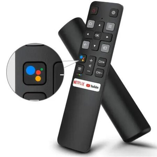 Voice Replacement for TCL-Android-TV-Remote,New Upgraded RC802V for TCL Smart TVs with Google Voice Function