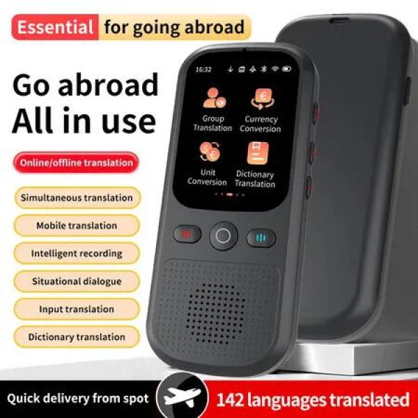 Voice Translator Real Time 142 Online Translation 18 Offline Translation Device Real-Time Smart Voice Photo Translator