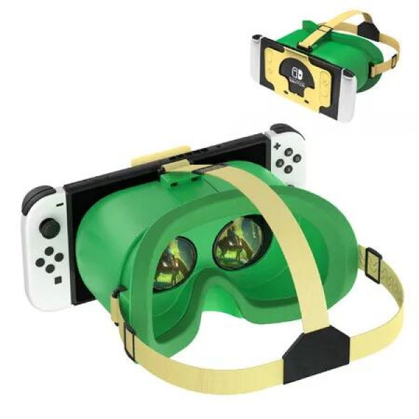 VR Headset For Switch OLED with Adjustable HD Lenses Comfortable Strap