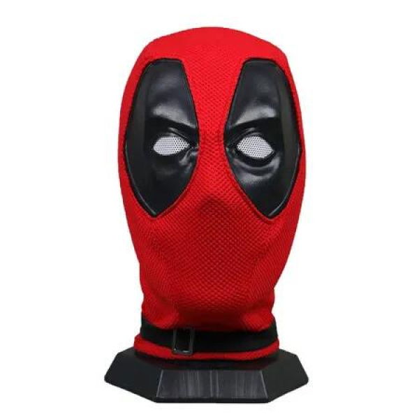 Wade Wilson Mask, Superhero Red Hood Masks, DP Helmet Knitted Props Cosplay Halloween Costume Accessory