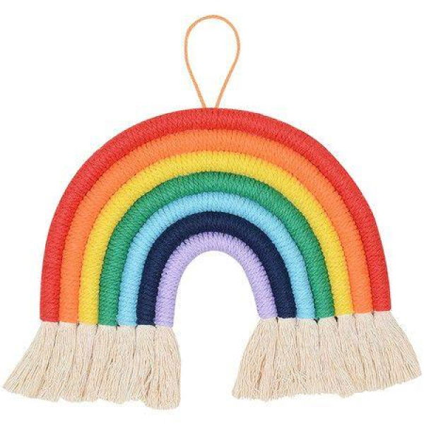 Wall Hanging Rainbow Macrame Tassel Garland For Home Decor Kids Room Party Supplies