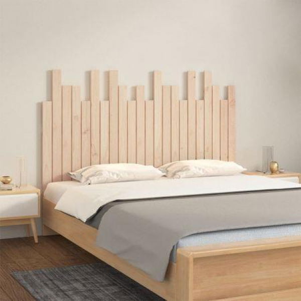 Wall Headboard 140x3x80 Cm Solid Wood Pine