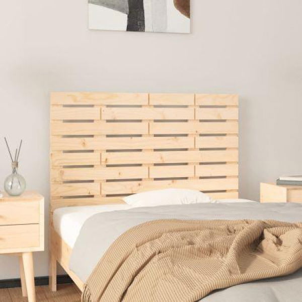 Wall Headboard 96x3x63 Cm Solid Wood Pine