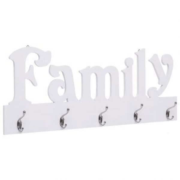 Wall-mounted Coat Rack FAMILY 74x29.5 Cm.