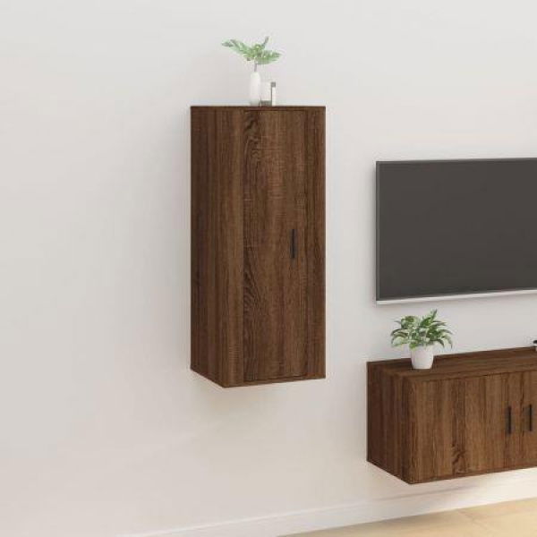 Wall-mounted TV Cabinet Brown Oak 40x34.5x100 Cm.