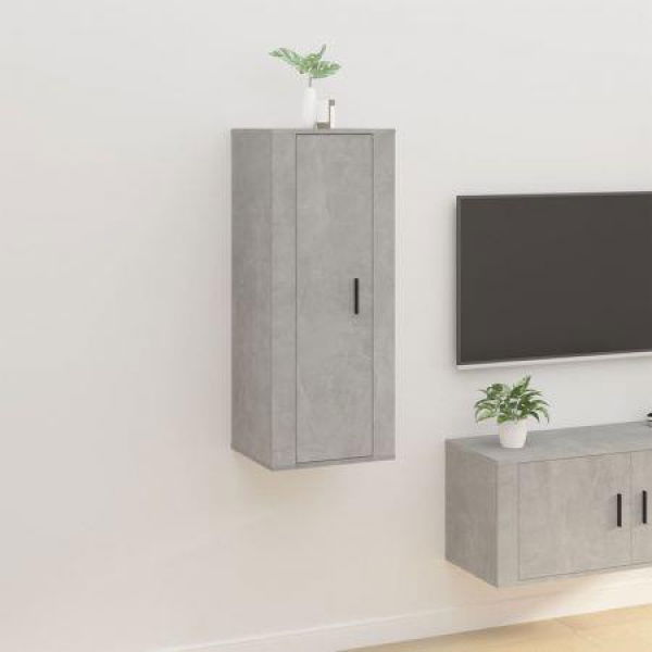 Wall-mounted TV Cabinet Concrete Grey 40x34.5x100 Cm.