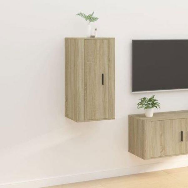 Wall-mounted TV Cabinet Sonoma Oak 40x34.5x80 Cm.