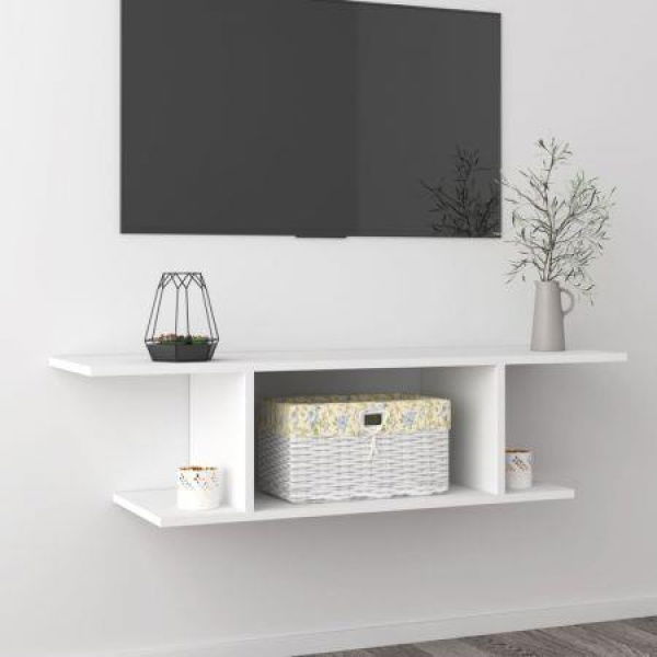 Wall-mounted TV Cabinet White 103x30x26.5 Cm.