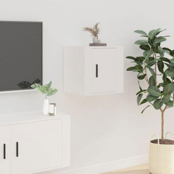 Wall-mounted TV Cabinet White 40x34.5x40 Cm.