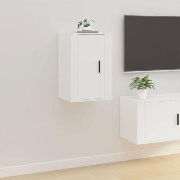 Wall-mounted TV Cabinet White 40x34.5x60 Cm.